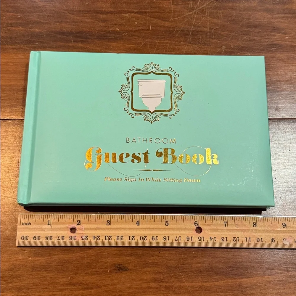 NWT Knock Bathroom Guest Book Urban Outfitters Lined Page Journal Witty Funny